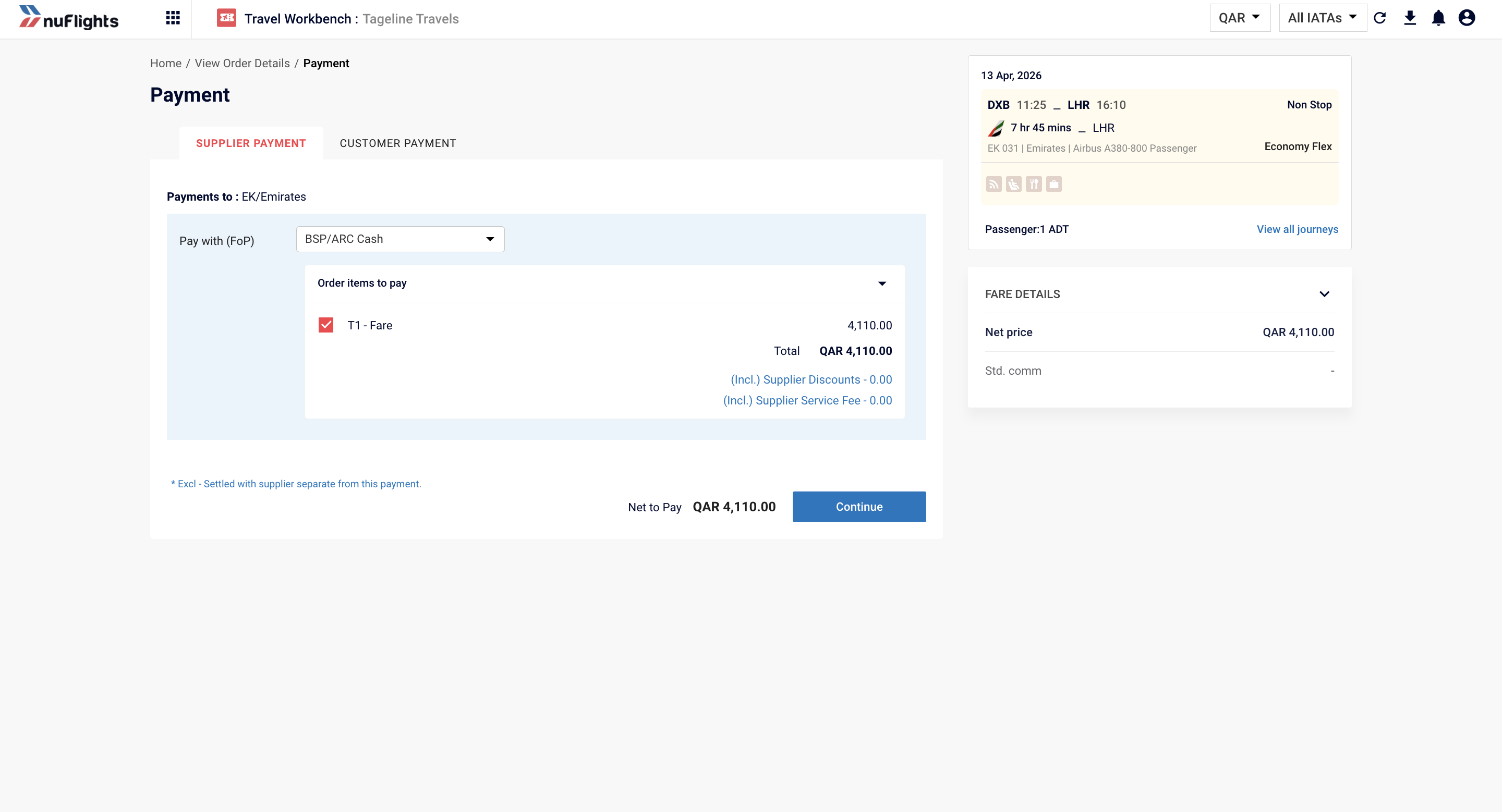 Payment Page Overview