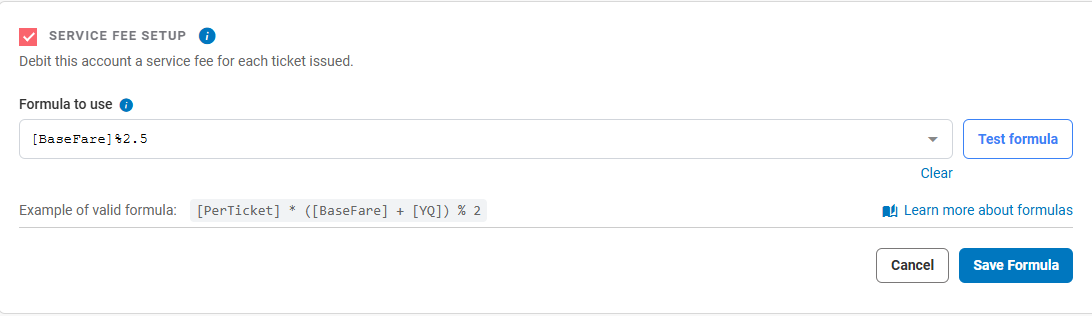 Formula to use field in edit mode with a sample formula entered